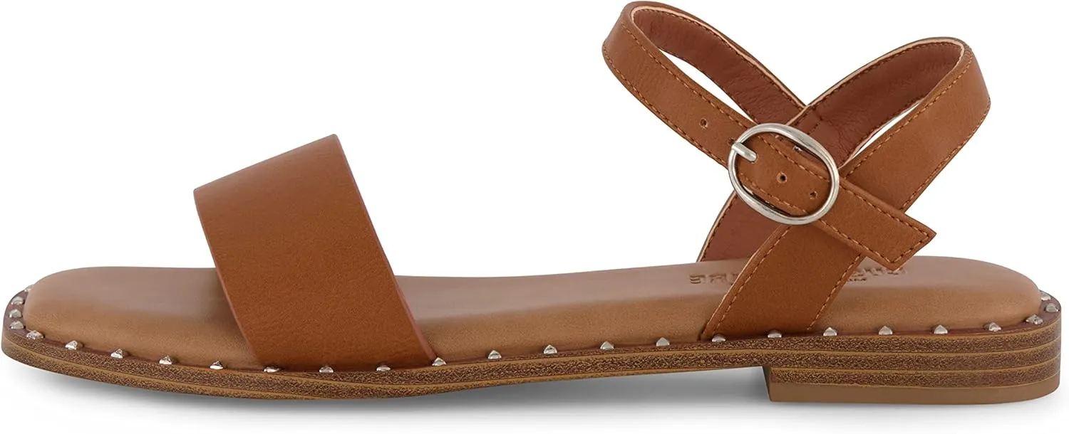 CUSHIONAIRE Women's Verona one band sandal  Memory Foam