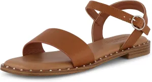 CUSHIONAIRE Women's Verona one band sandal  Memory Foam
