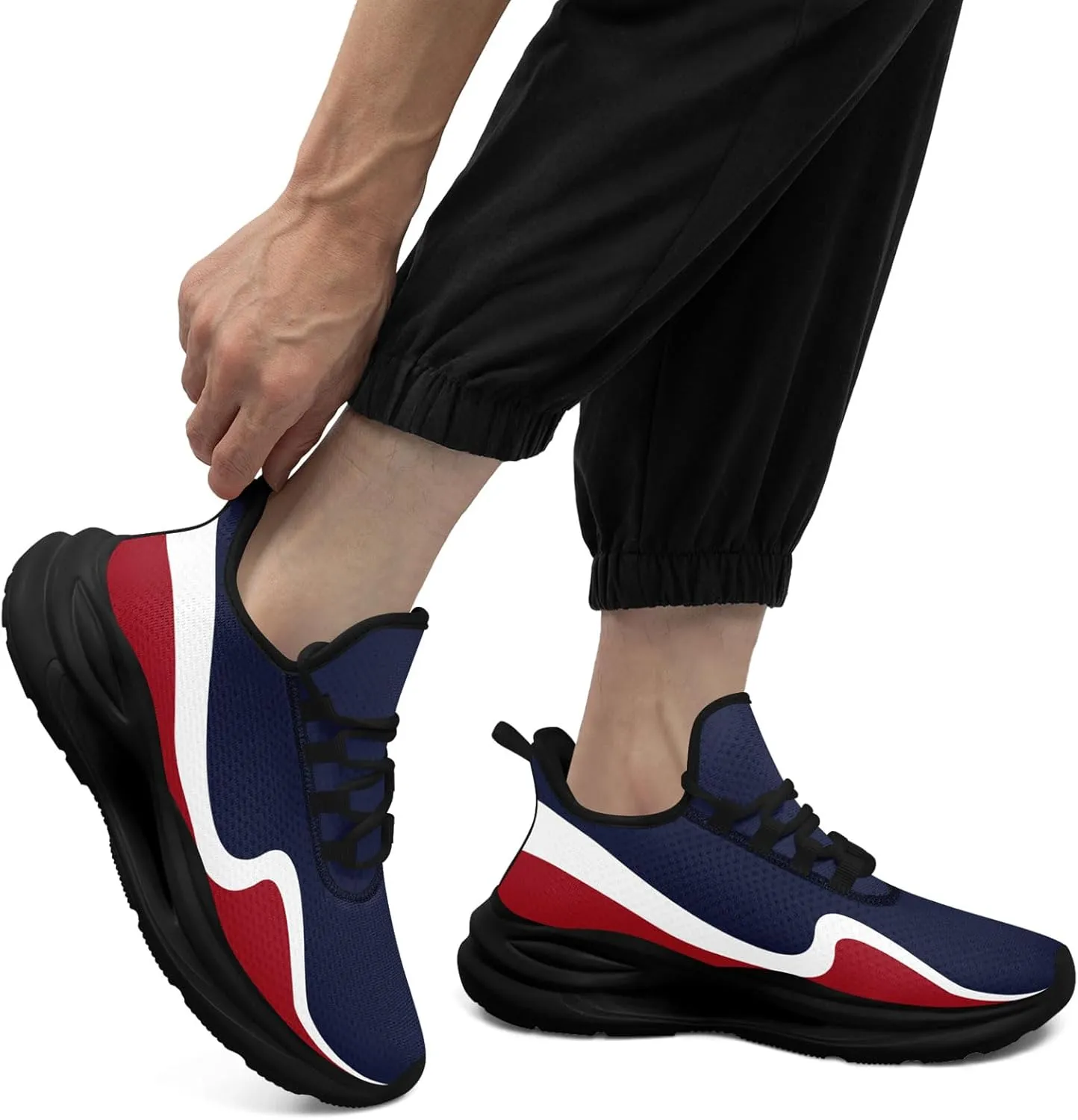 Custom Mens Road Running Shoes Personalize Breathable Baseball Athletic Sneakers Lightweight Walking Shoe Gym Trainers