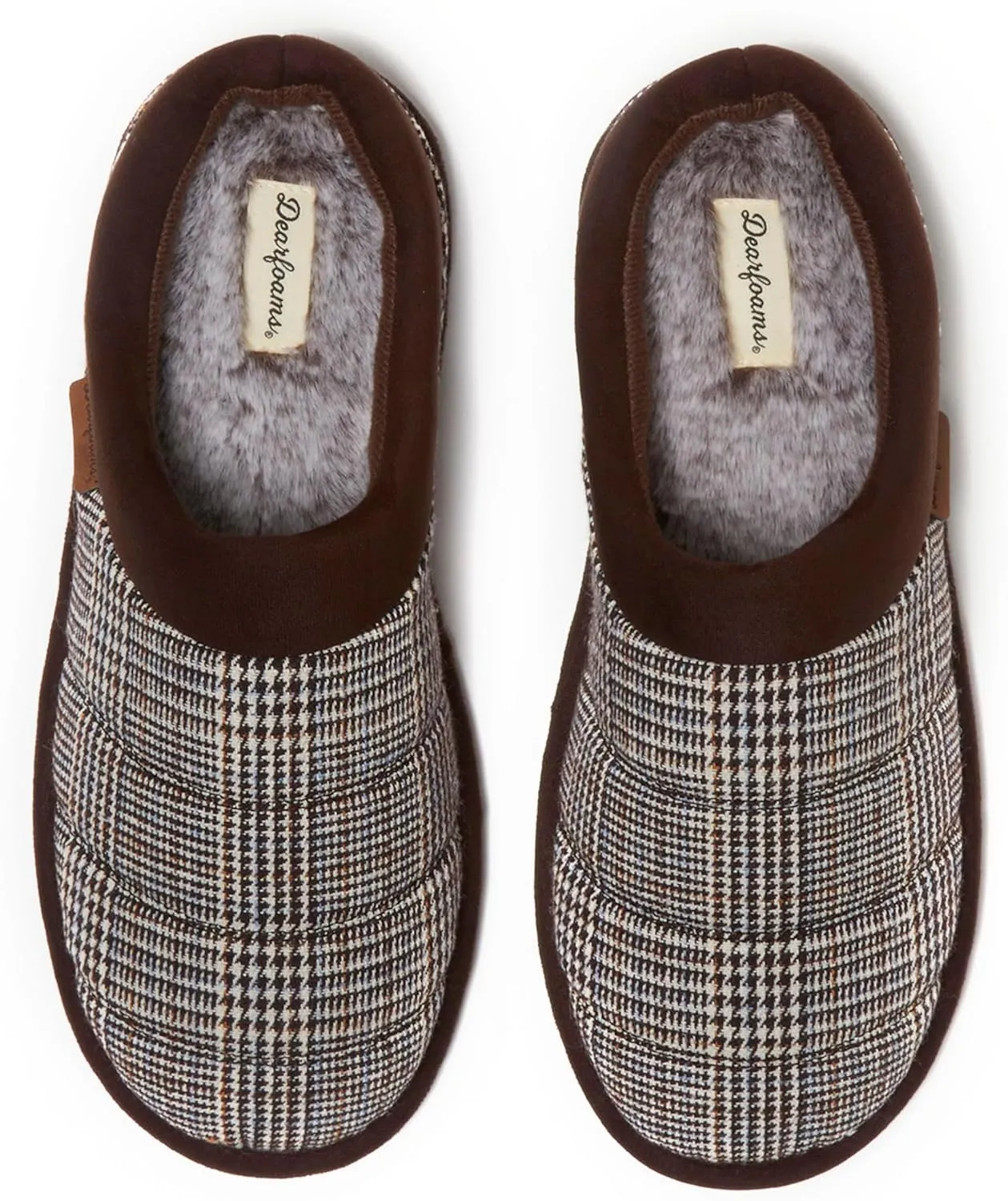 Dearfoams Men's Breathable Memory Foam Asher Clog House Shoe Slipper