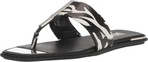 DKNY Women's Comfortable Chic Shoe Deja Flat Sandal