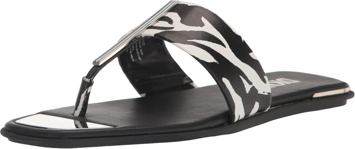 DKNY Women's Comfortable Chic Shoe Deja Flat Sandal