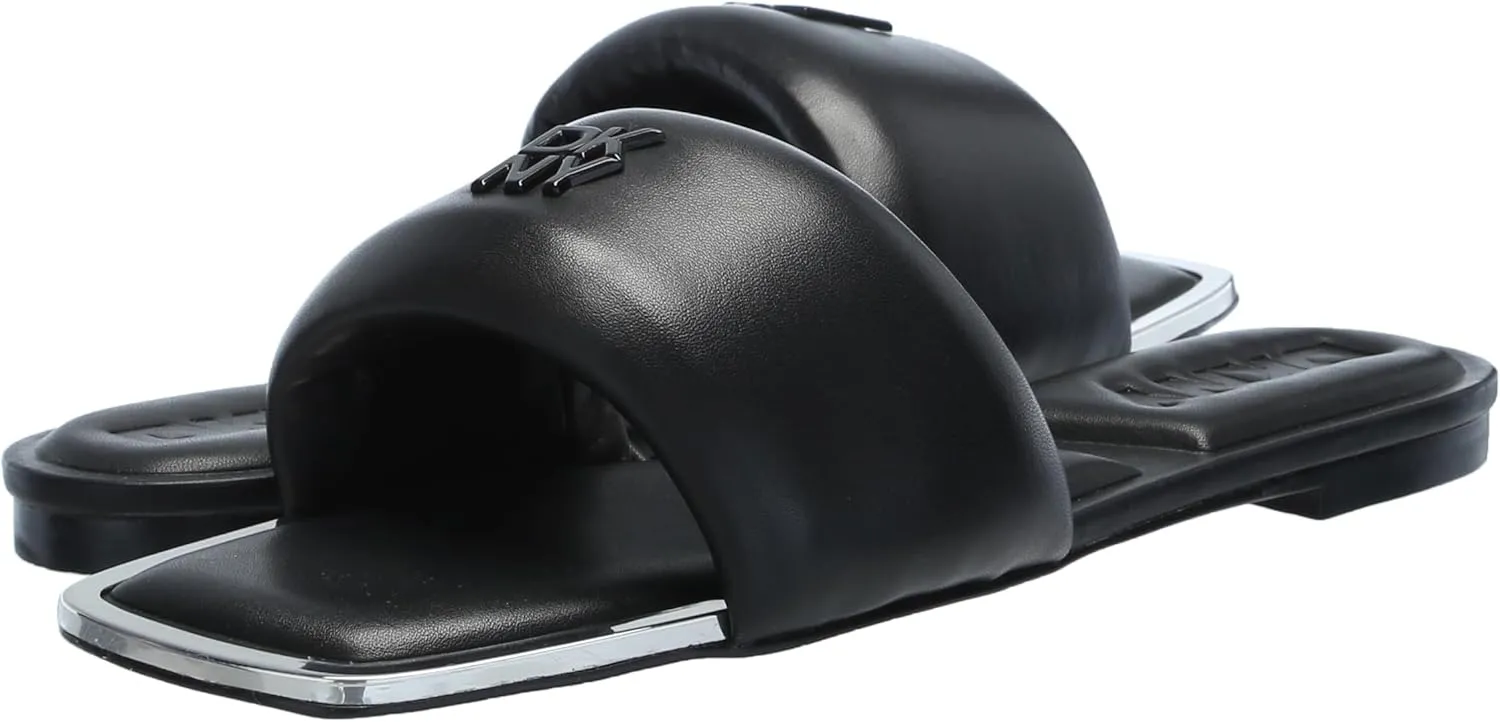 DKNY Women's Drea Flat Slide Sandal