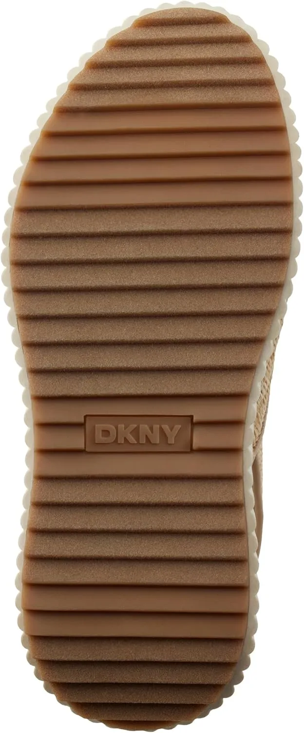 DKNY Women's Malai Woven Crisscross Slingback Platform Sandal