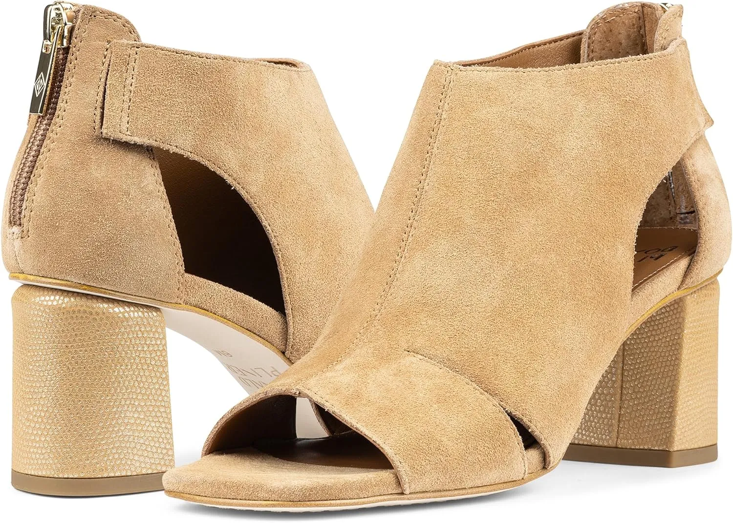 Donald Pliner Women's PERRA Heeled Sandal - Comfortable & Stylish Peep Toe Sandal, Ideal for Work, Parties & Casual Wear