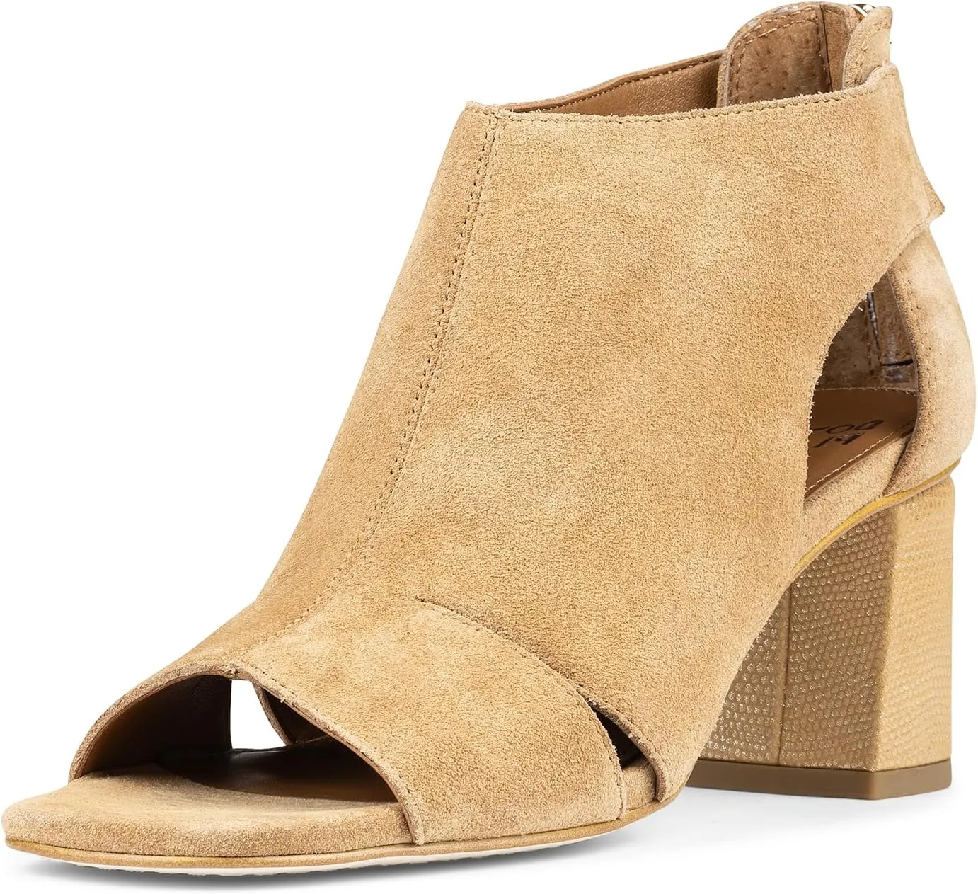 Donald Pliner Women's PERRA Heeled Sandal - Comfortable & Stylish Peep Toe Sandal, Ideal for Work, Parties & Casual Wear