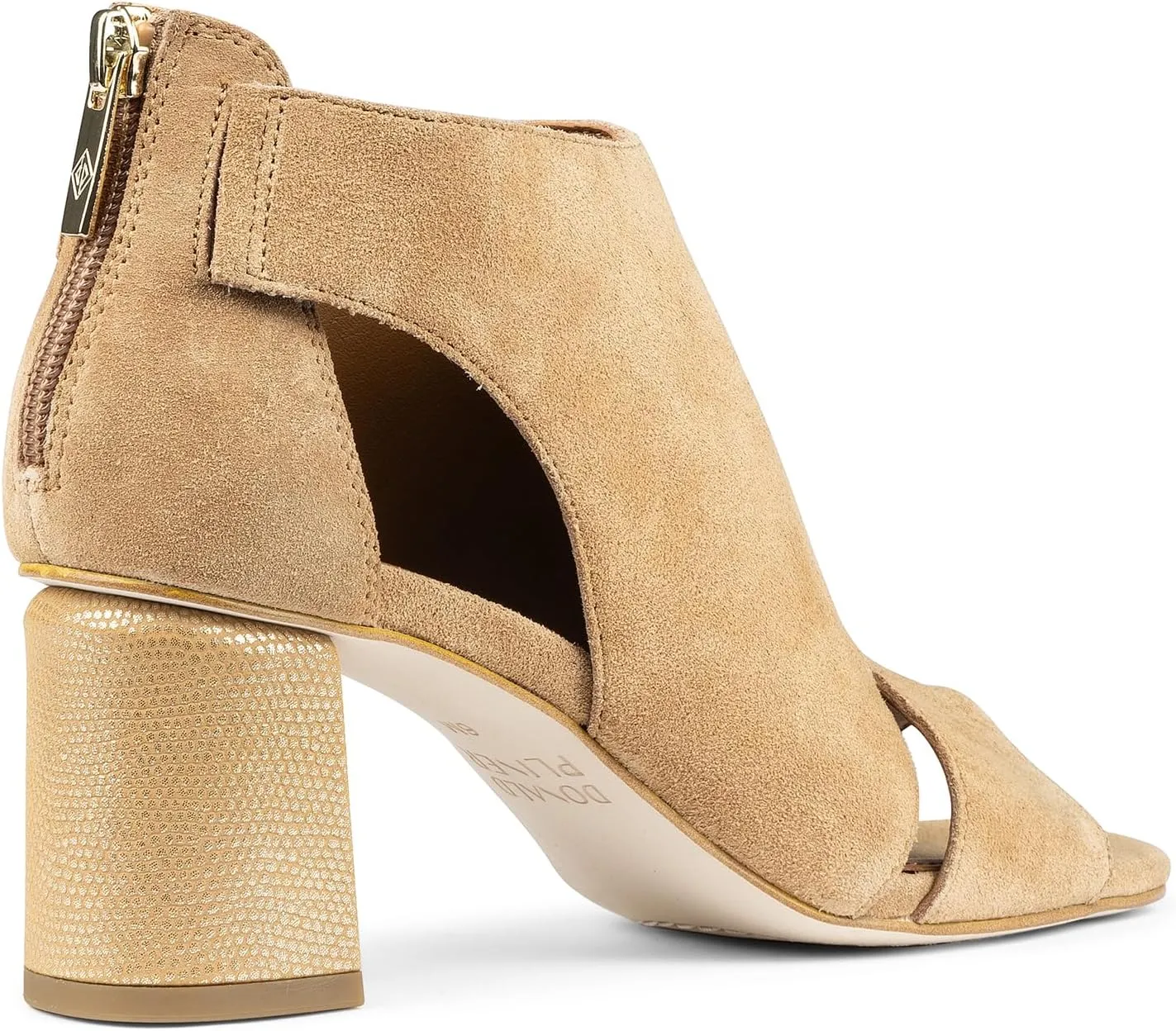 Donald Pliner Women's PERRA Heeled Sandal - Comfortable & Stylish Peep Toe Sandal, Ideal for Work, Parties & Casual Wear