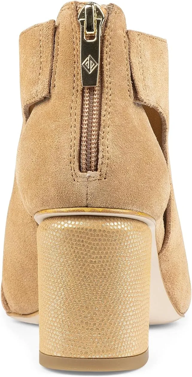 Donald Pliner Women's PERRA Heeled Sandal - Comfortable & Stylish Peep Toe Sandal, Ideal for Work, Parties & Casual Wear