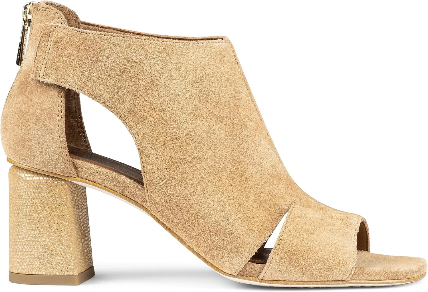 Donald Pliner Women's PERRA Heeled Sandal - Comfortable & Stylish Peep Toe Sandal, Ideal for Work, Parties & Casual Wear