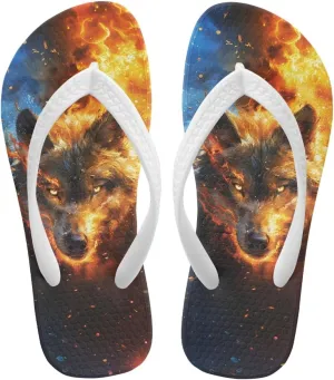 Doojoayie Boys Flip Flops Summer Water Sandals Non Slip Kids Sandals Cute Animals