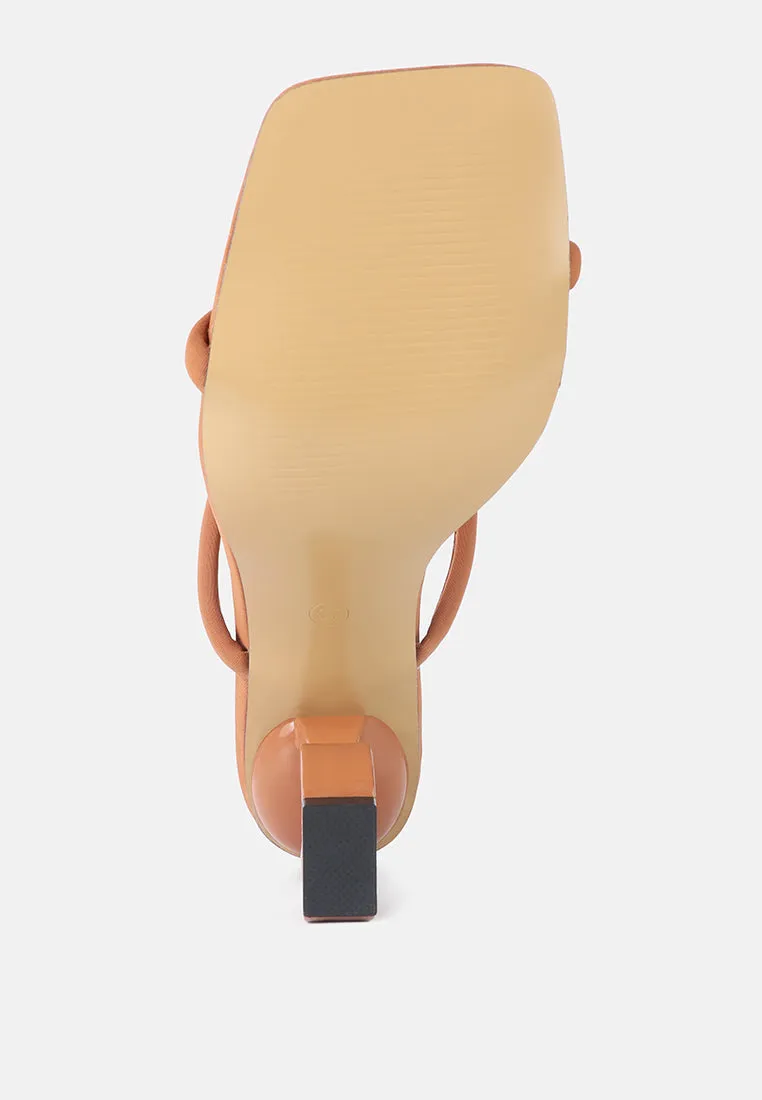 Downtown Double Strap Fantasy Heel Sandals By Ruw