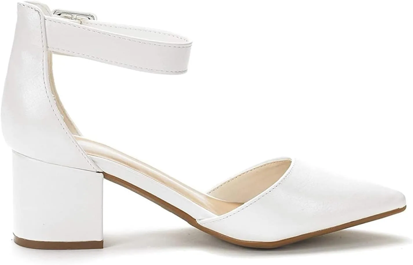 DREAM PAIRS Women's Low Heel Pump Shoes