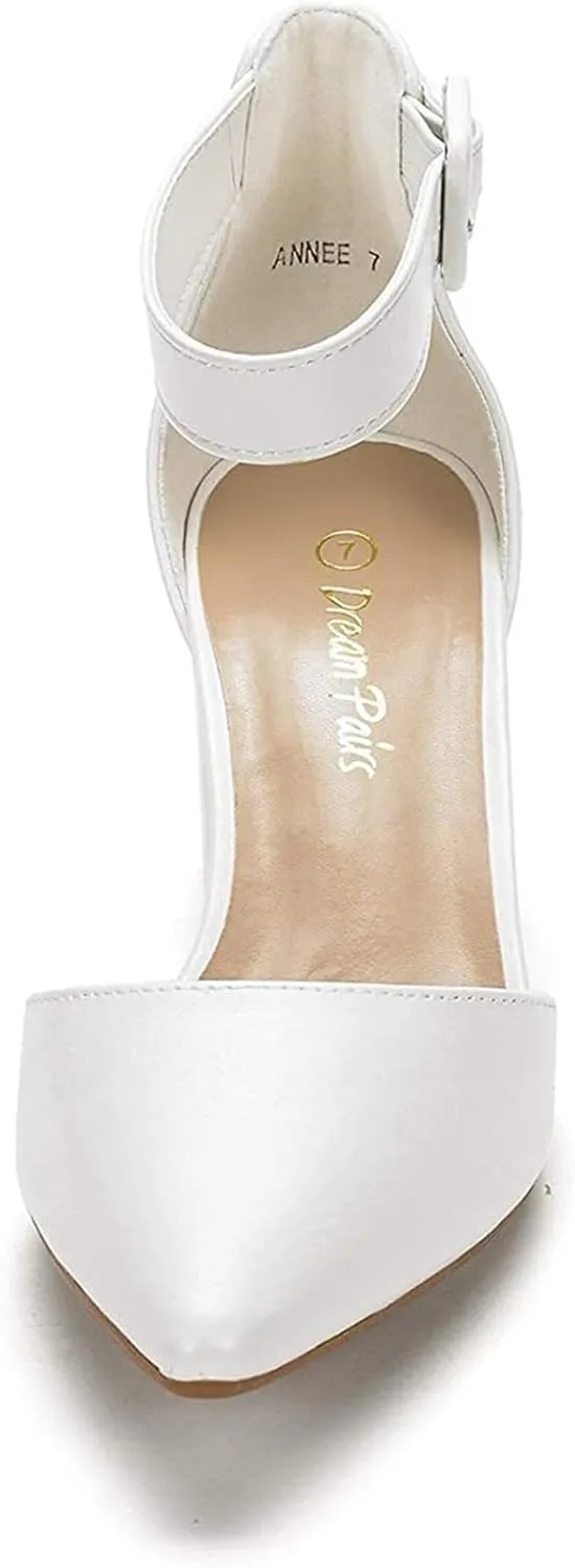 DREAM PAIRS Women's Low Heel Pump Shoes