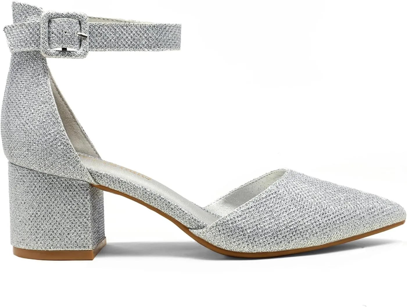 DREAM PAIRS Women's Low Heel Pump Shoes