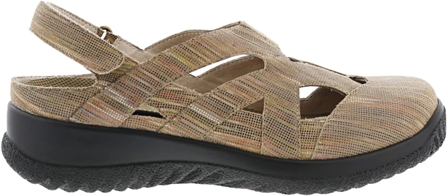 Drew Women's Smiles Casual Comfortable Sandal with Adjustable Heel Strap
