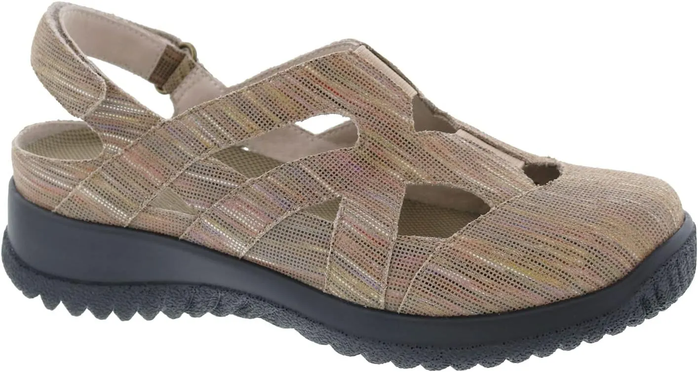Drew Women's Smiles Casual Comfortable Sandal with Adjustable Heel Strap