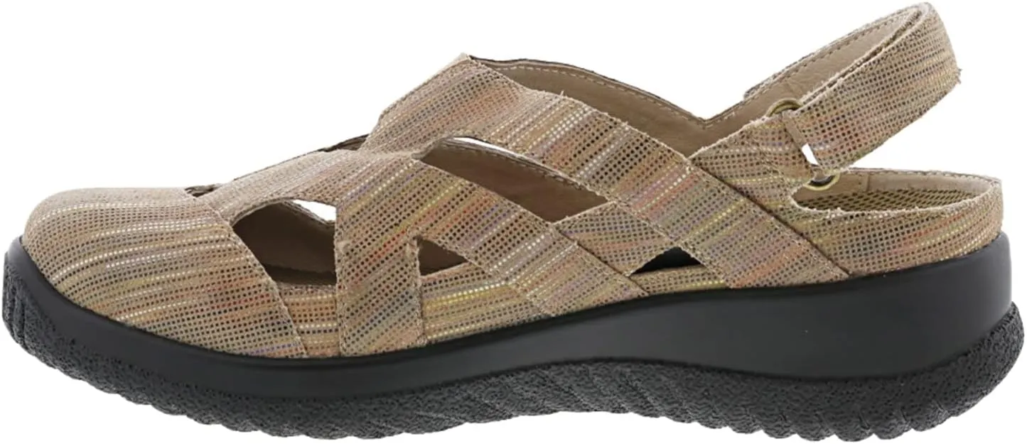 Drew Women's Smiles Casual Comfortable Sandal with Adjustable Heel Strap