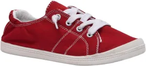 Dunes Sport Women's Reesa Canvas Sneaker, Red, 6.5
