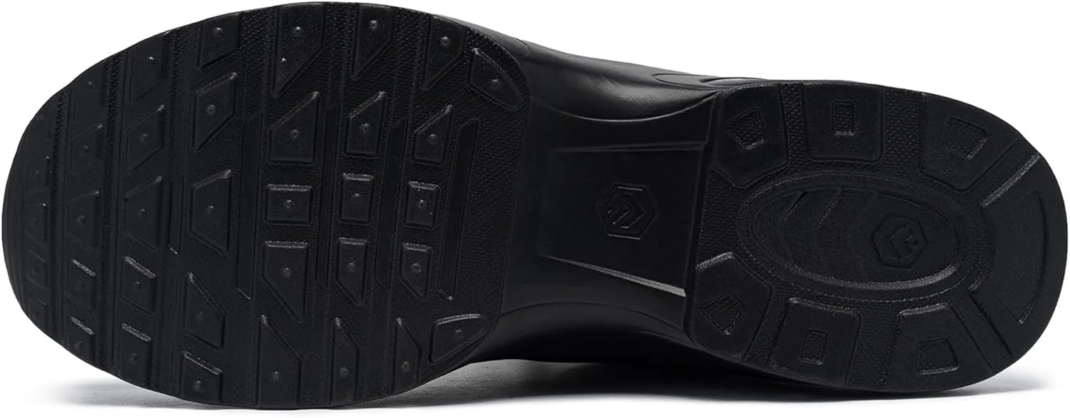 DYKHMILY Steel Toe Shoes for Men Air Cushion Safety Shoe Pull On Comfortable Work Breathable Lightweight Tennis Sneakers