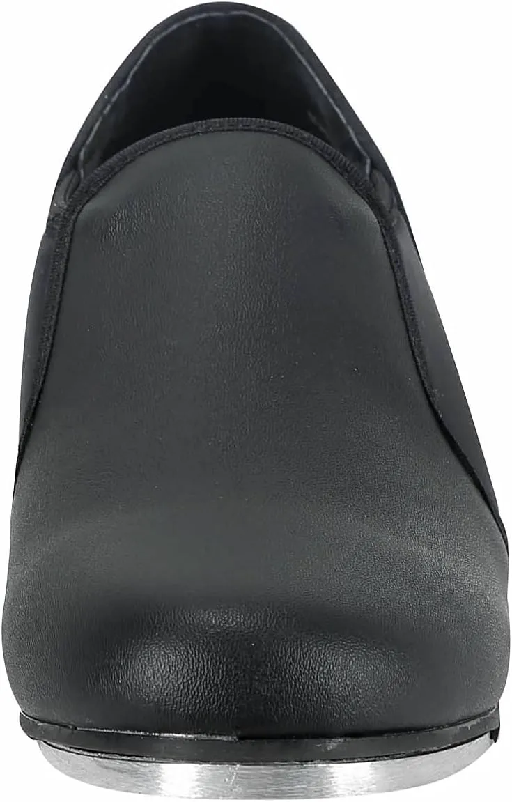 Dynadans Manmade Leather Slip On Tap Shoe Dance Shoes for Women and Men's Dance Shoes