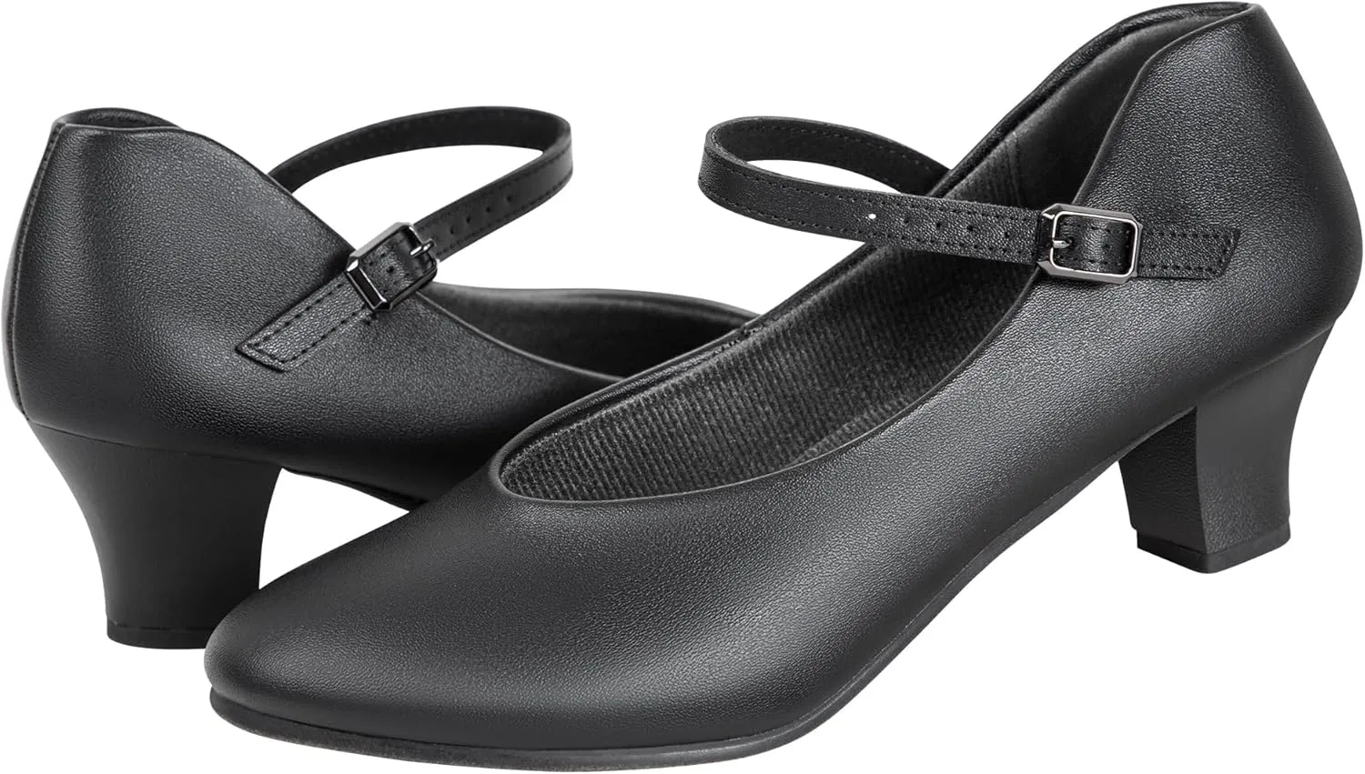Dynadans Women's Character Shoe Ankle Strap 1.5'' Latin Dance Shoes