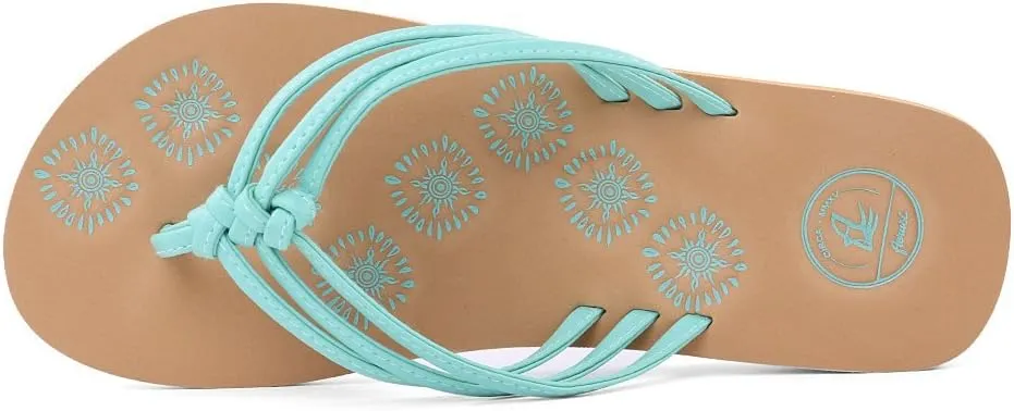 eBigValue Stylish Women’s Flip Flops – High-Fashion Rubber Sole, Soft Fabric Straps, Versatile & Trendy for All-Day Comfort