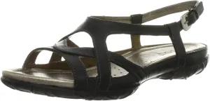 ECCO Women's Groove Sandal,Black,36 EU (US Women's 5-5.5 M)