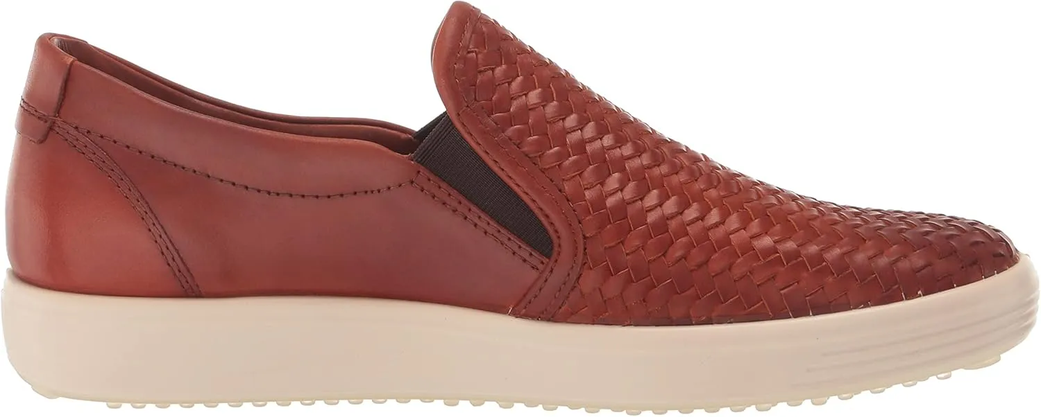 ECCO Women's Soft 7 Woven Slip on 2.0 Sneaker