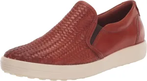 ECCO Women's Soft 7 Woven Slip on 2.0 Sneaker