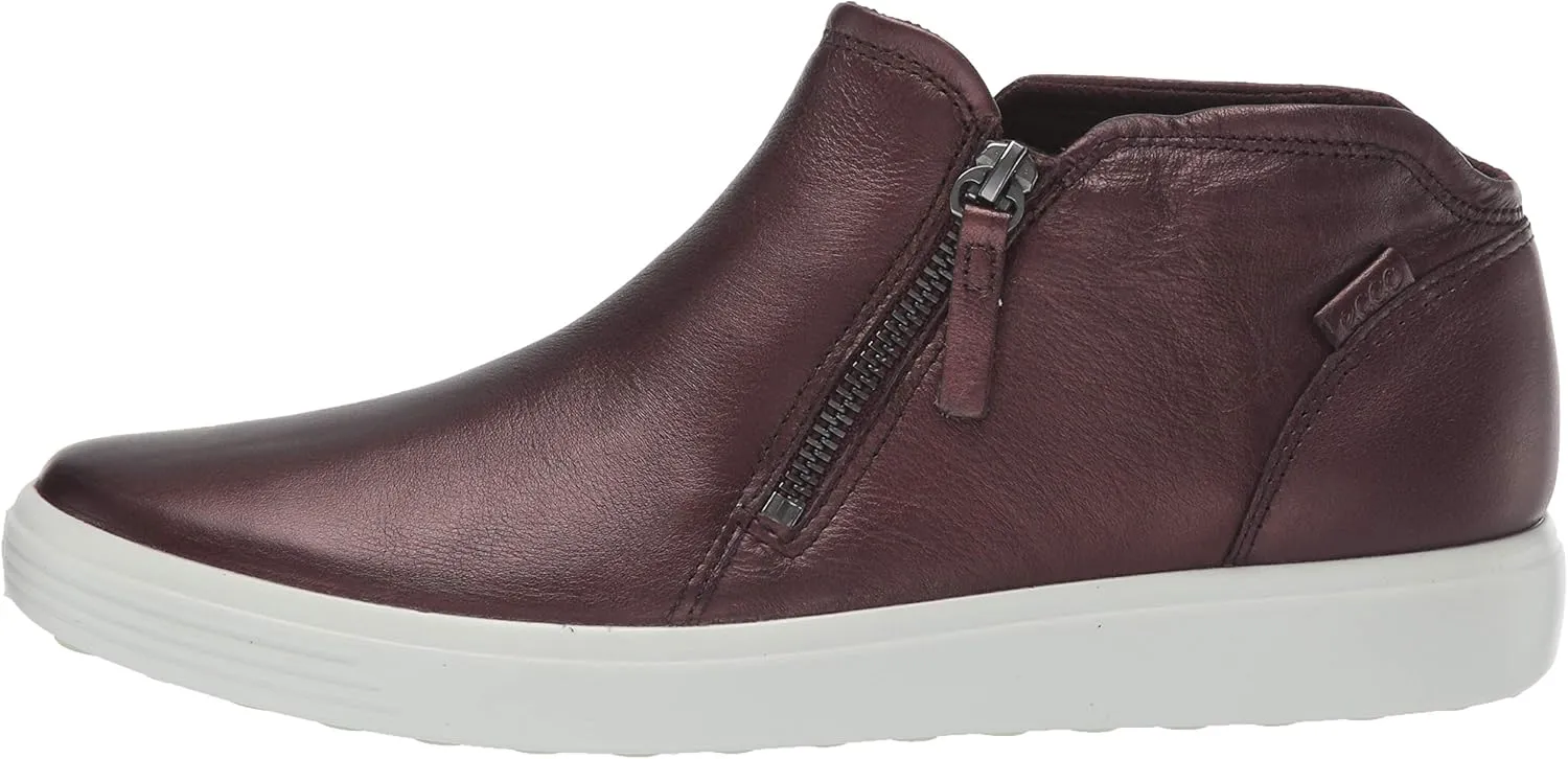 ECCO women's Soft 7 Zip Bootie Sneaker