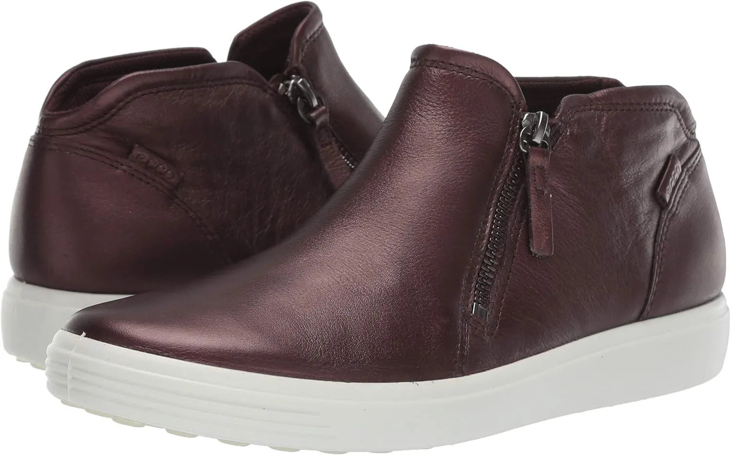 ECCO women's Soft 7 Zip Bootie Sneaker