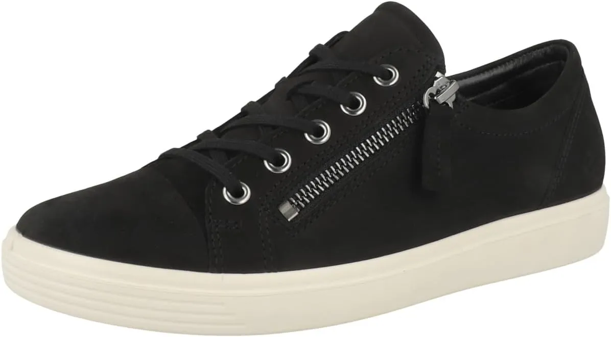 ECCO Women's Soft Classic Lace Side Zip Sneaker