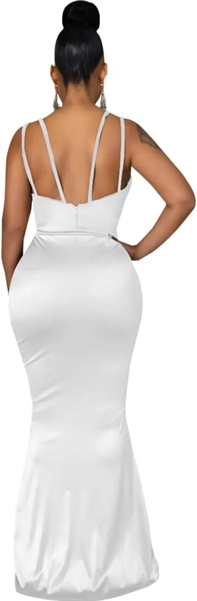 FairyLove Womens Sexy Bridesmaid Formal Evening Gown Dresses Wedding Guest Dress