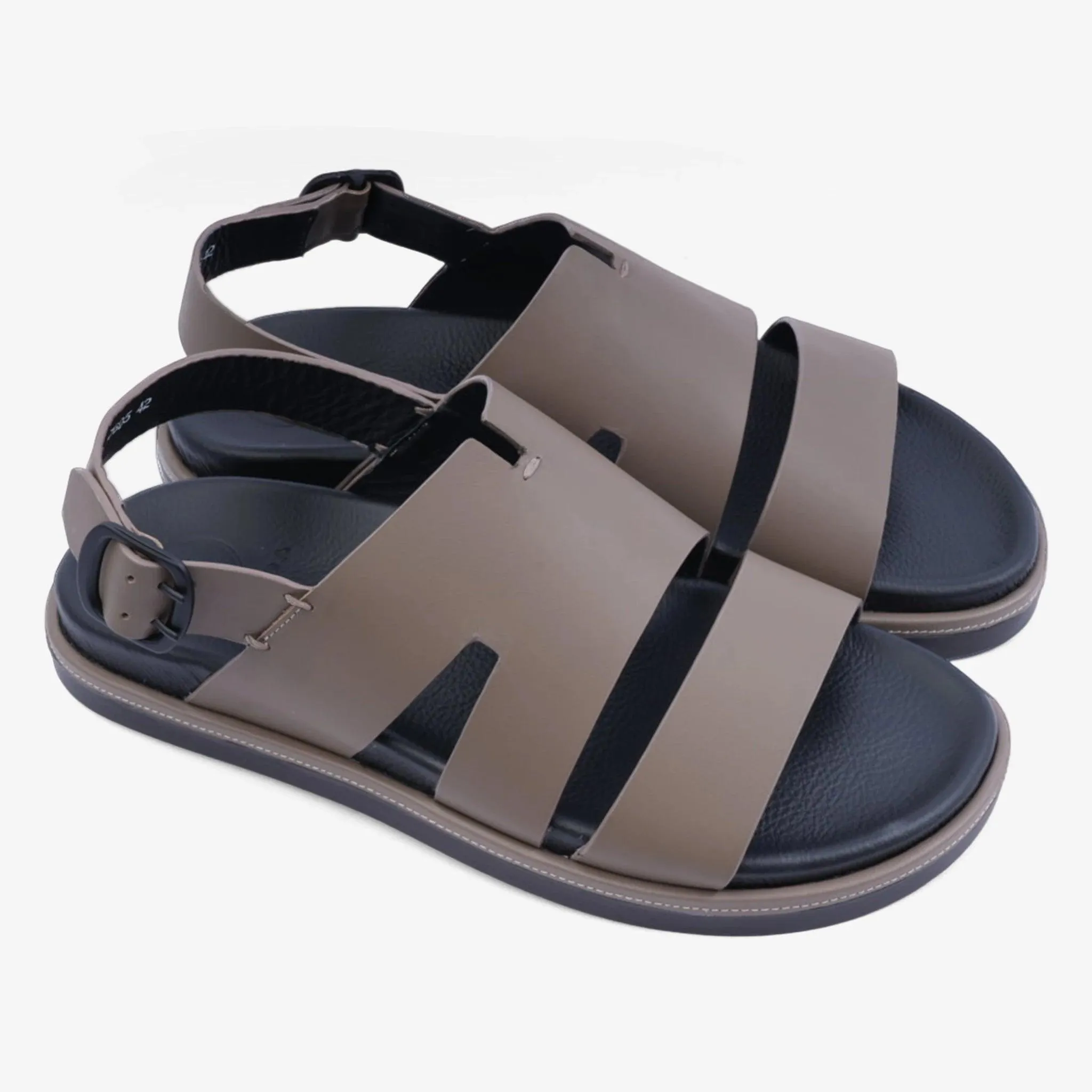 FARADA CLASSIC MATTE ARABIC SANDALS WITH BACK STRIP TORBA