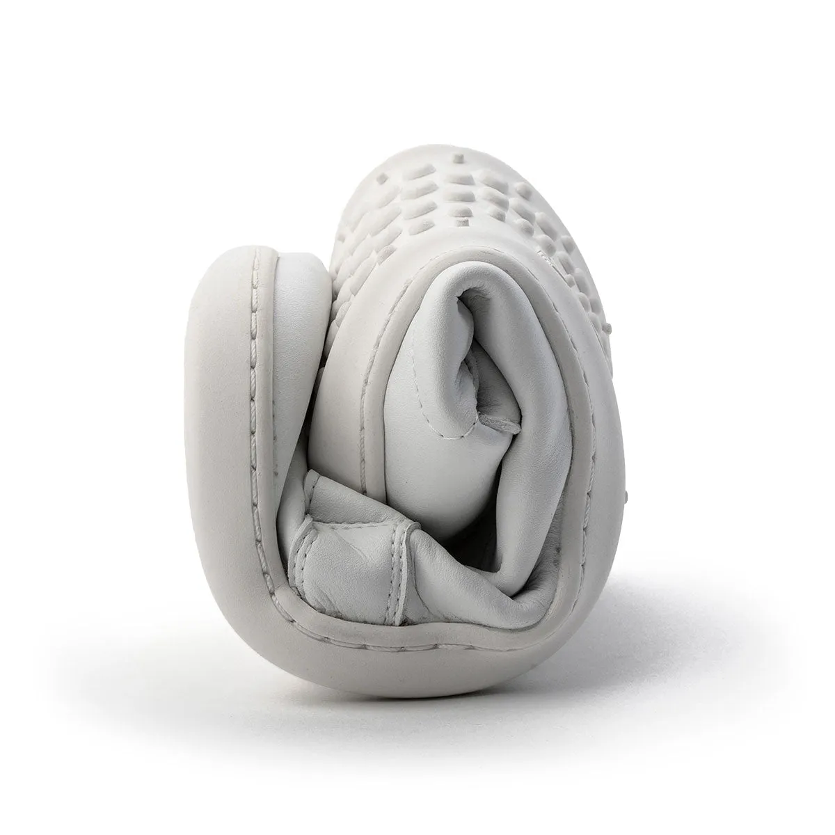 FEELIN Chic White Leather barefoot sneakers