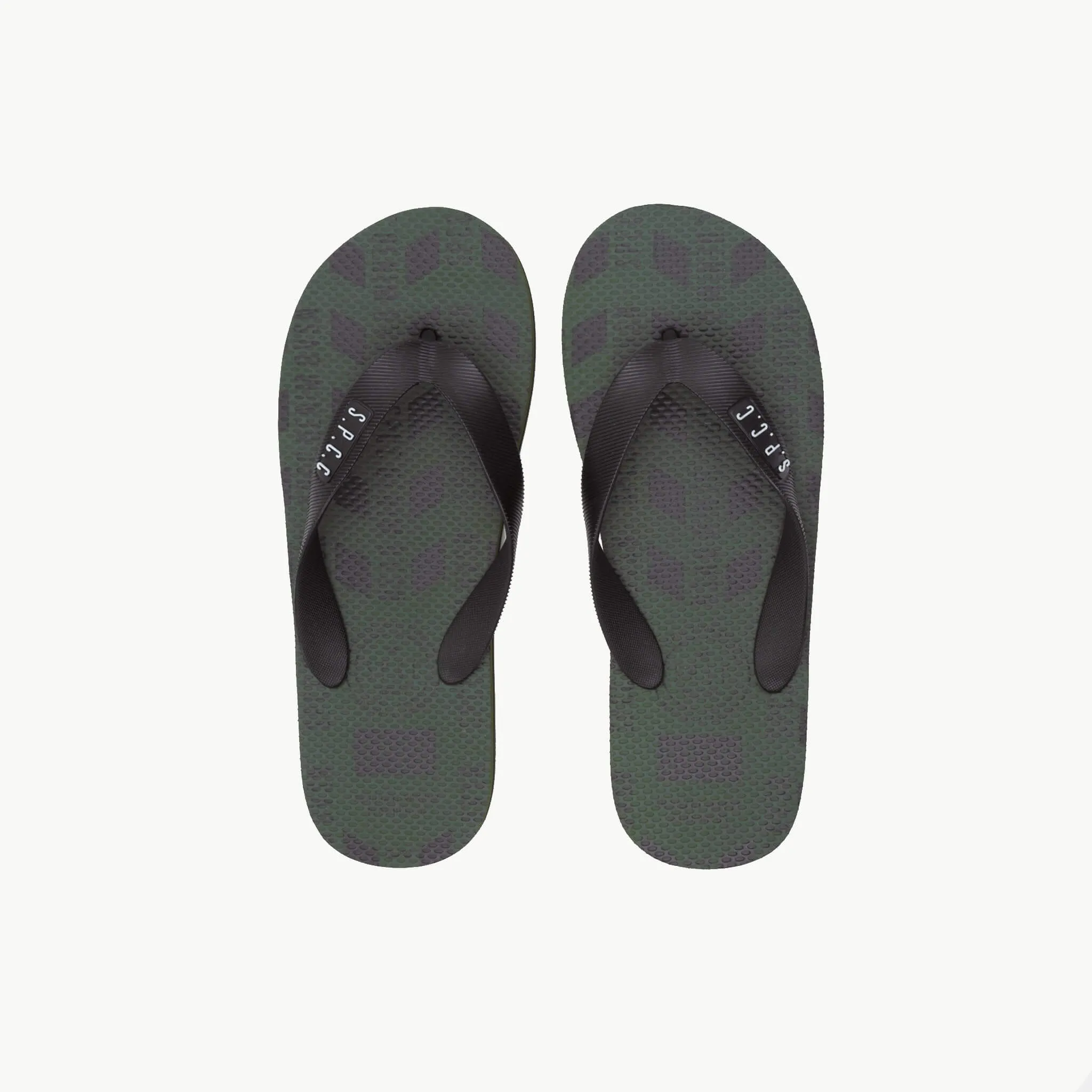 Fisk Flip Flops  - Dark Fatigue