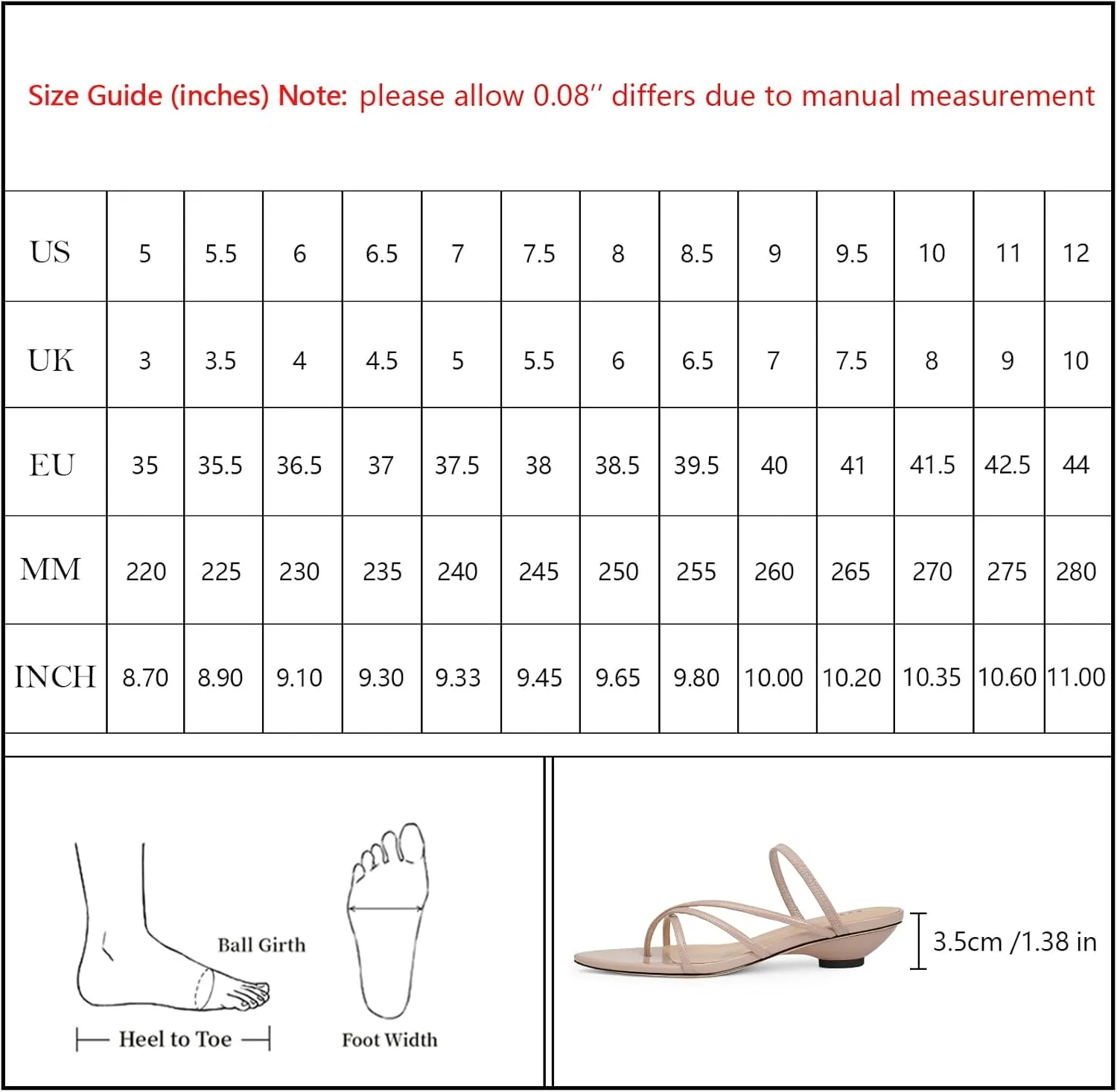 Flip Flops Thong Heels Women Heeled Sandals Low Chunky Heels Slip on Slide Sandals Kitten Heels for Women Party Dress Shoes