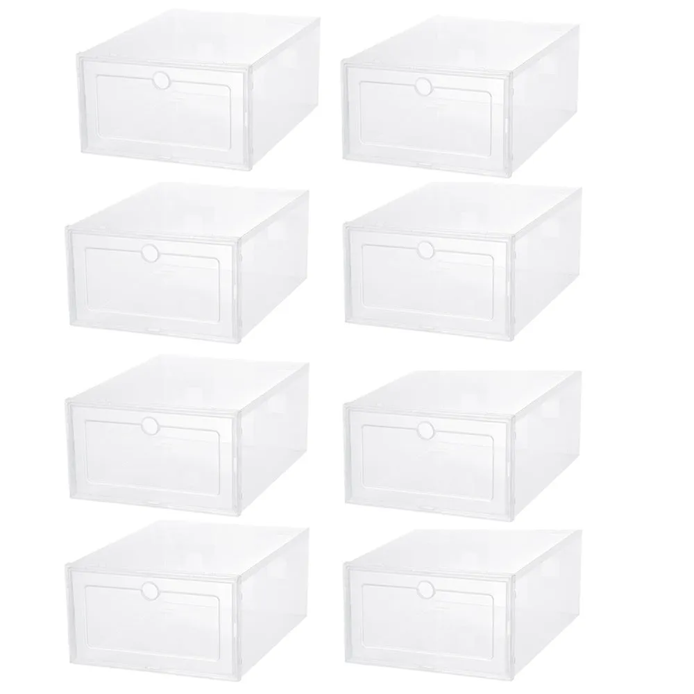 Fold Transparent Plastic Shoes Case