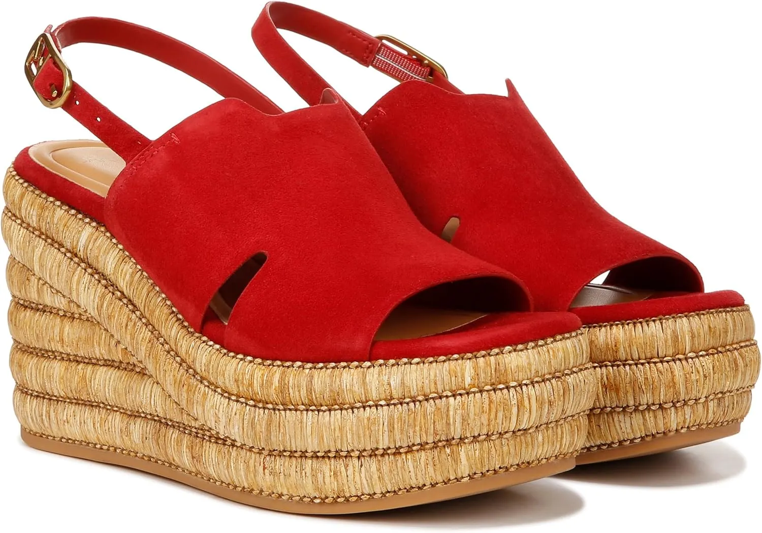 Franco Sarto Women's Classic Espadrille Wedge Sandal
