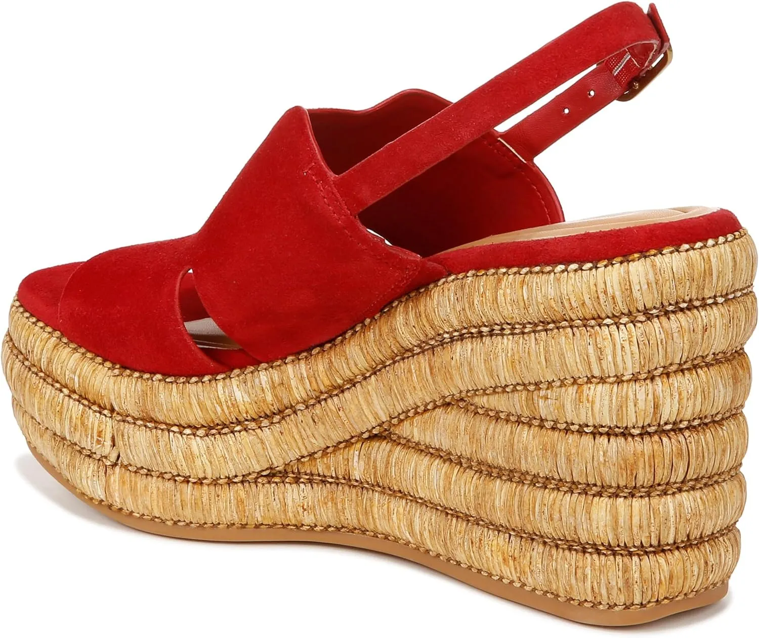 Franco Sarto Women's Classic Espadrille Wedge Sandal