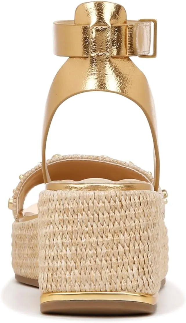 Franco Sarto Women's Terry Platform Cork Wedge Sandal