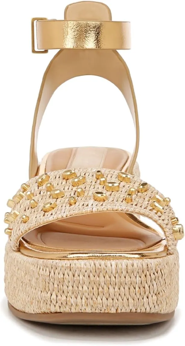 Franco Sarto Women's Terry Platform Cork Wedge Sandal