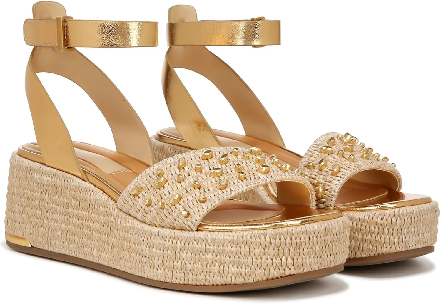 Franco Sarto Women's Terry Platform Cork Wedge Sandal