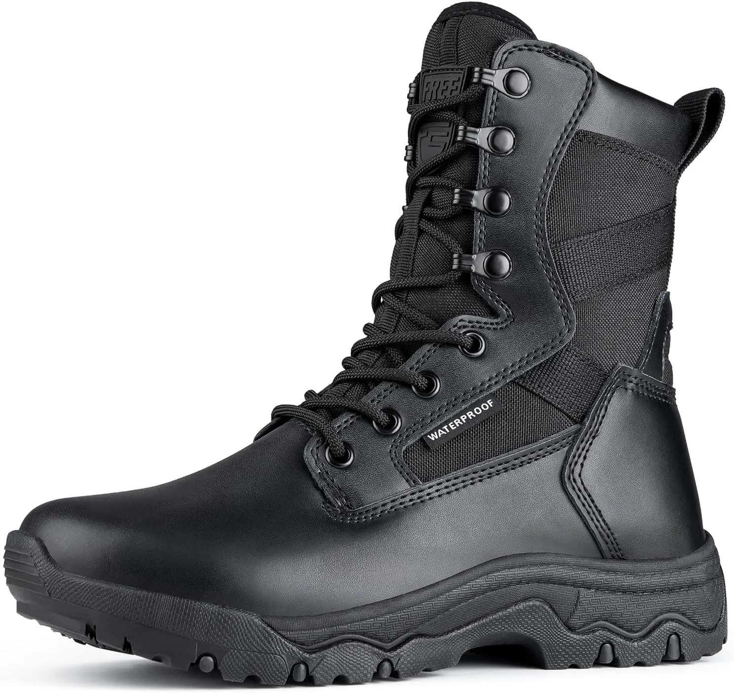 FREE SOLDIER Women’s Tactical Boots 8 Inches Lightweight Combat Boot Durable Military Work Outdoors Boots Desert Boot for Women