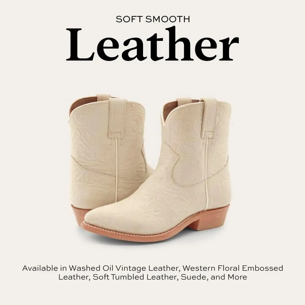 Frye Billy Short Women's Leather Western Boot - Classic Cowgirl Style, Durable Craftsmanship, Comfortable Fit