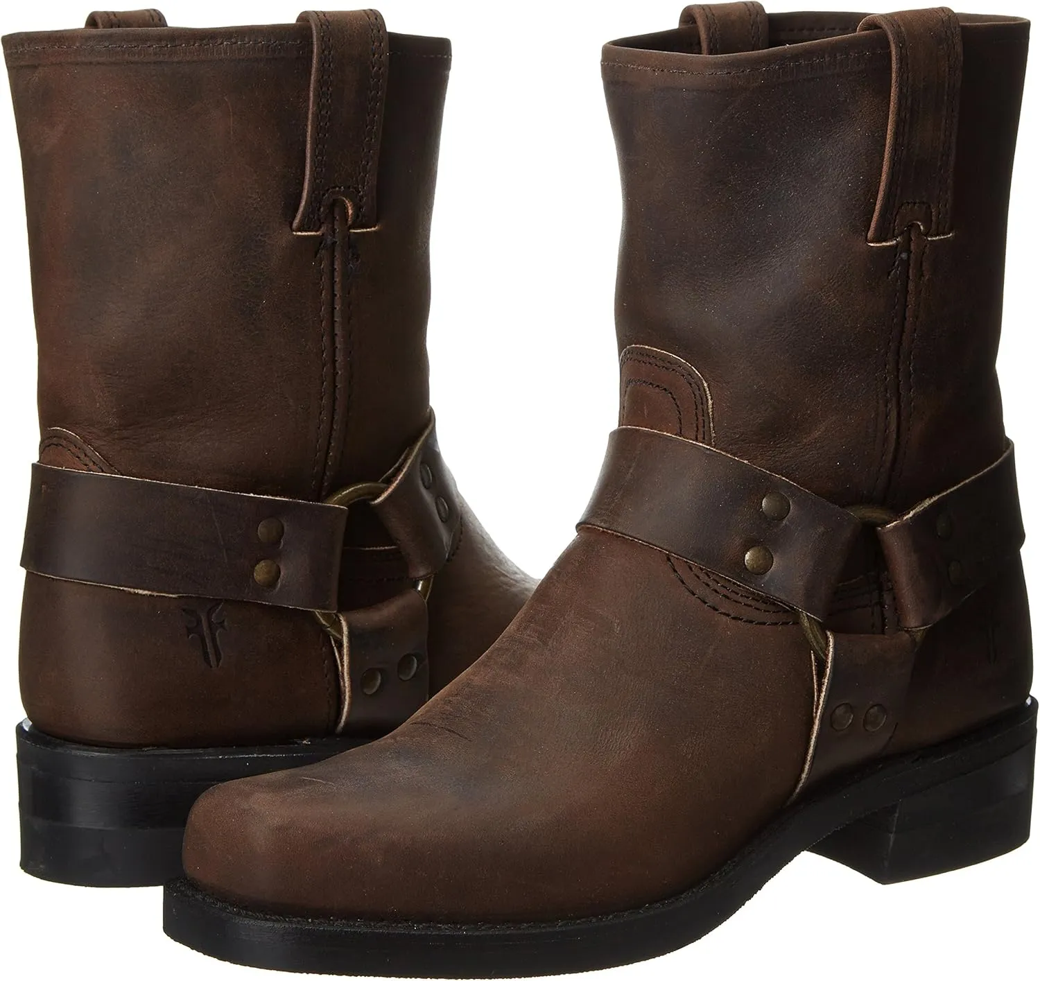 Frye HARNESS 8R - Men's Premium Leather Boots, Durable Riding Shoes, Classic Western Style, Comfortable Fit