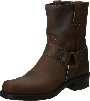 Frye HARNESS 8R - Men's Premium Leather Boots, Durable Riding Shoes, Classic Western Style, Comfortable Fit