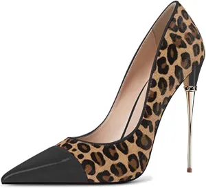 FSJ Women Sexy Slip On Formal Pumps Stiletto Heels Pointy Toe Chic Party Evening Dress Ladies Work Shoes Size 4-15 US