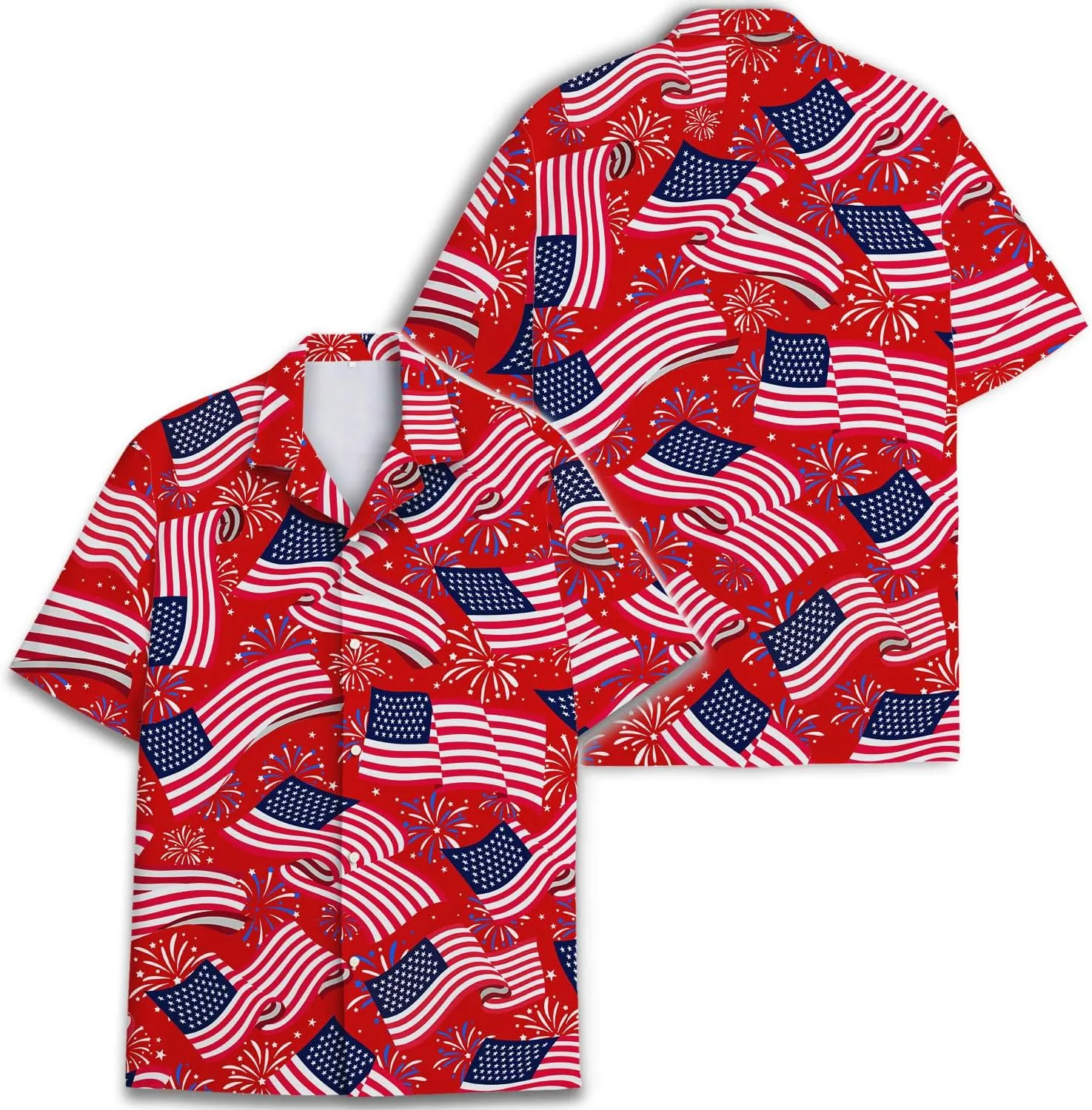 Funny Hawaiian Shirt for Men Casual Summer Shirt for Men Short Sleeve Button Down Shirt