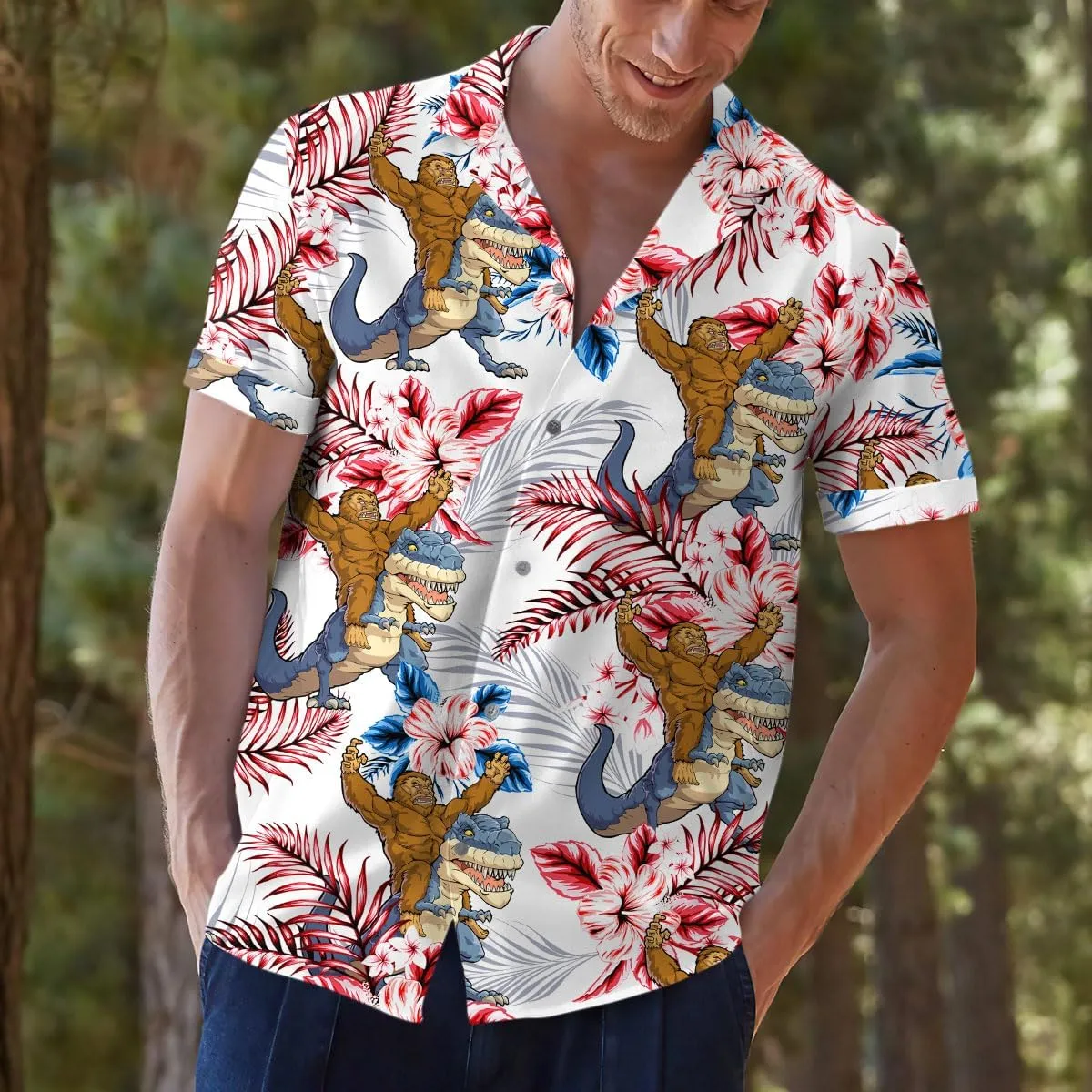 Funny Hawaiian Shirt for Men Casual Summer Shirt for Men Short Sleeve Button Down Shirt